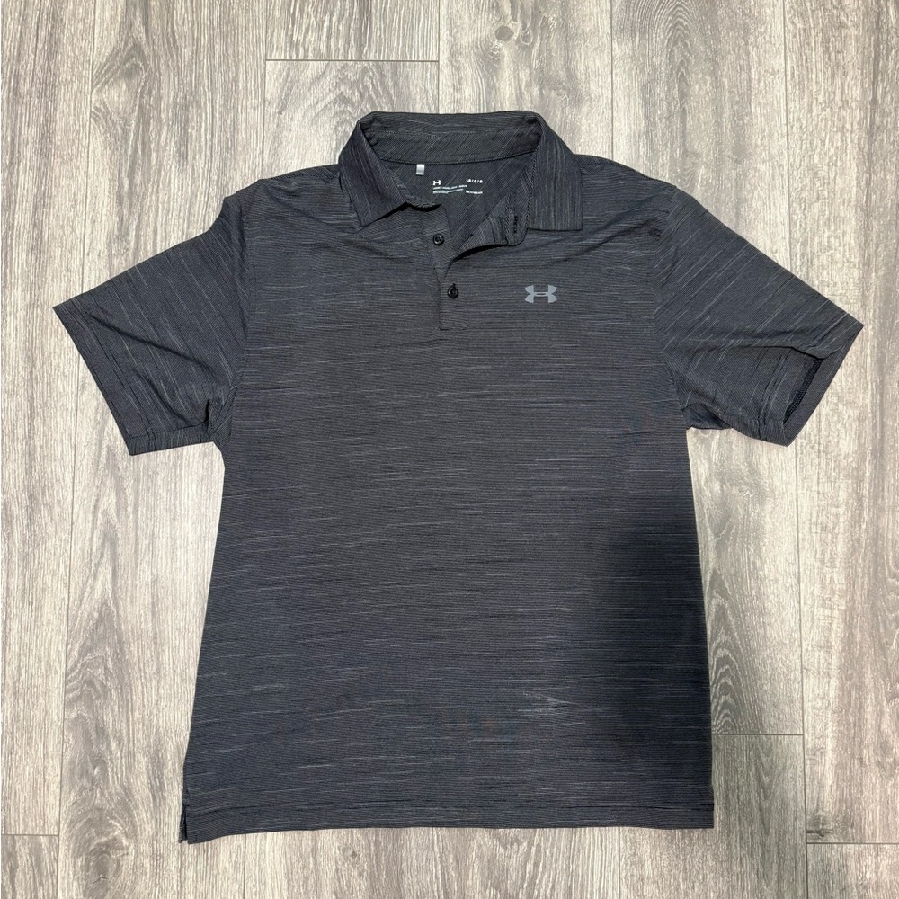 Under Armour Men's Black Polo Shirt